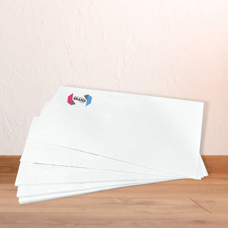 Custom Printed Franking Logo Folding Inserting Machine Gummed Envelopes